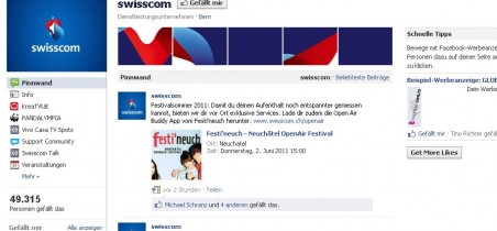 swisscom Facebook